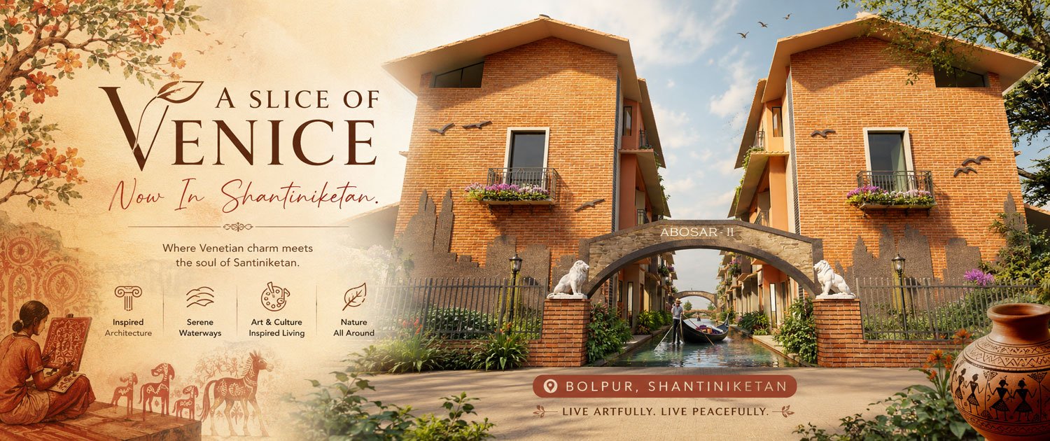 A SLICE OF VENICE. Now In Shantiniketan. A SLICE OF VENICE. Now In Shantiniketan.